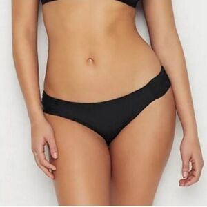 BECCA Black Bikini Bottoms Size Medium NWT